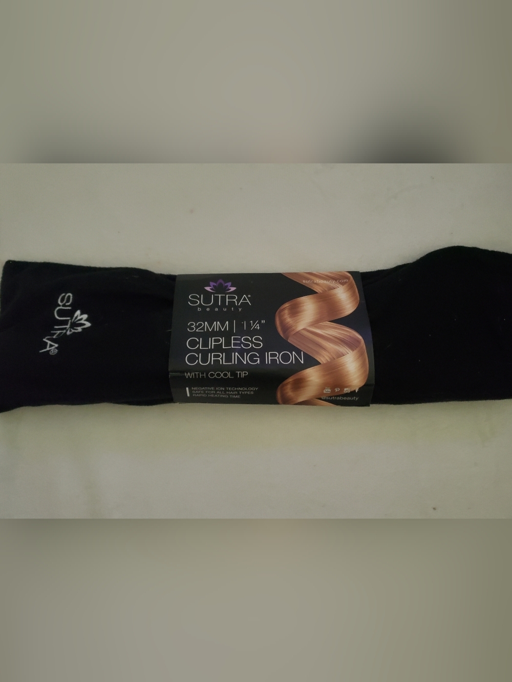 Sutra Beauty 32mm Clipless Curling Iron With Cool Tip
